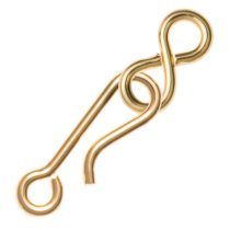 1 Set 14k Gold Filled Infinity Eye & Hook Connector Toogle Clasp 20mm