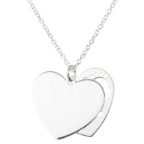 925 Sterling Silver Love Mom U Leave Footprint on Our Heart Dangle Charm Pendant Rolo Chain Necklace 16 Inches