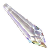 1x Large Teardrop Swarovski Elements Crystal 8611 Clear AB Drop Pendant
