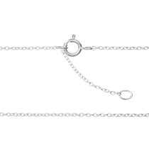 925 Sterling Silver Ship Anchor Friendship Dangle Charm Pendant Rolo Chain Necklace 16 Inches with 1 Inch Extender