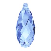 2x Swarovski Crystal Teardrop Briolette 6010 Sapphire 13mm