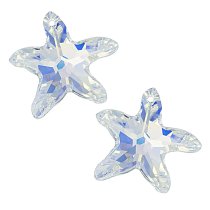 1 Swarovski Crystal Starfish 6721 Star Fish clear AB NEW
