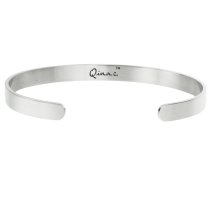 Qina C. 316l Stainless Steel a Daughter Is a Little Girl Who Grows up to Be a Friend Adjustable Cuff Bracelet Wristband Bangle