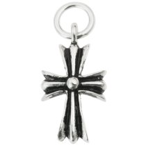 1x 925 Sterling Silver Holy Christian Cross Dangle Pendant Charm