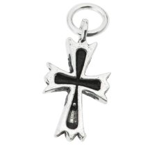 1x 925 Sterling Silver Holy Christian Cross Dangle Pendant Charm