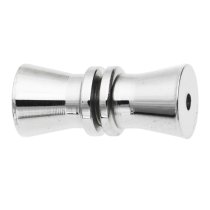 1 Set Rhodium on Sterling Silver Pearl Stringing End Cap Connector Screw on Clasp