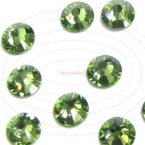 72x Swarovski Elements Flatback No Hotfix Crystal 2088 Rhinestone Ss16 Peridot No Hotfix