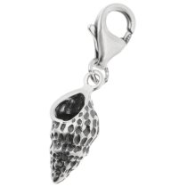Antique 925 Sterling Silver Nautical Seashell Dangle Bead Pendant European Lobster Clip on Charm
