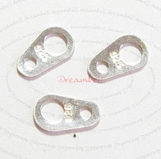 10xSTERLING SILVER 925 LABEL HALLMARK TAGS bead