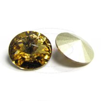 2x Swarovski Elements Rivoli Stone Crystal 1122 Light Colorado Topaz 14mm