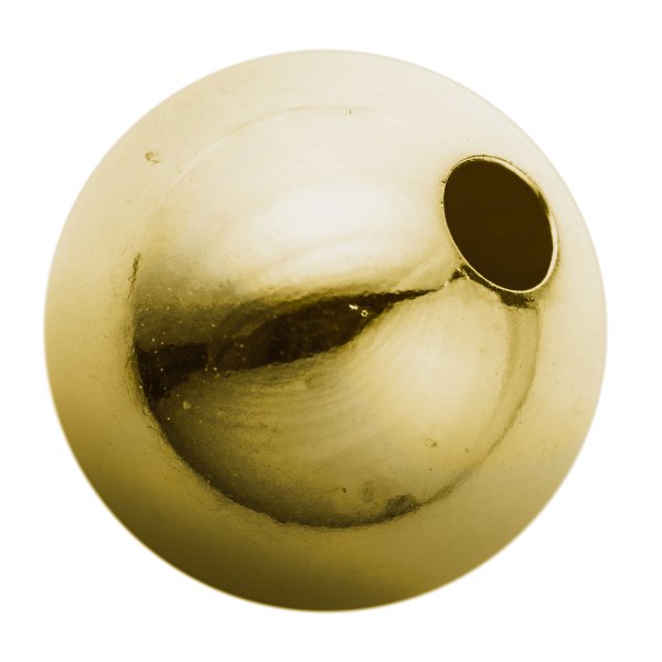 1x 14k Gold Filled Round Seamless Spacer Bead 10mm