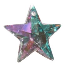 1x Pink Swarovski Crystal Star pendant Vitrail Light 20mm