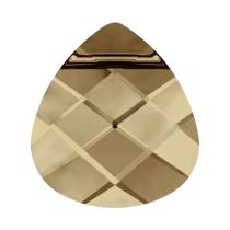 1x SWAROVSKI BRIOLETTE Pendant 15.4mm Golden shadow CRYSTAL 6012