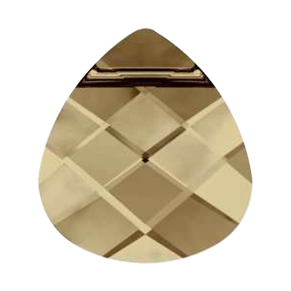 1x SWAROVSKI BRIOLETTE Pendant 15.4mm Golden shadow CRYSTAL 6012