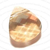 1x SWAROVSKI BRIOLETTE Pendant 15.4mm Golden shadow CRYSTAL 6012