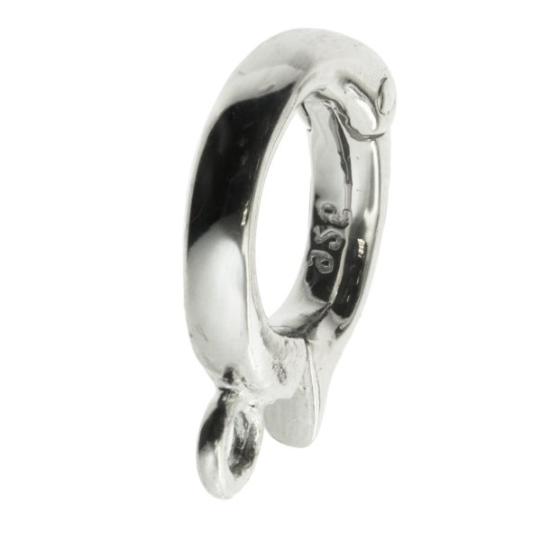 1x 925 Sterling Silver Interchangeable Bail Pendant Connector Clasp