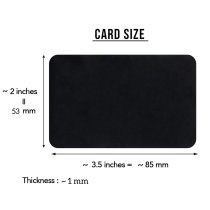 Anodized Aluminum Black Chase Your Dream Personalized Photo Custom Engrave Metal Wallet Mini Love Insert Gift Note Card