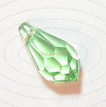 4x Swarovski Elements Crystal 6000 Teardrop Peridot 11mm