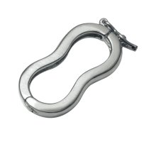Rhodium Plated on 925 Sterling Silver Connector / Necklace Shortener Clasp