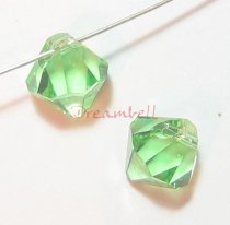 12x Swarovski crystal 6301 Top Drill Bicone Peridot 6mm
