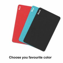 Anodized Aluminum Metal Business Cards Wallet Insert Id Blank for Custom Laser Engraving DIY Gift Card Black