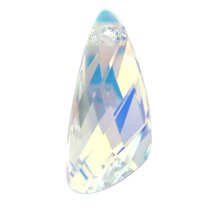 1 SWAROVSKI Crystal 6690 Wing Pendant Clear AB 23mm