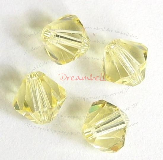 24x Swarovski Elements Bicone Crystal 5301 Jonquil 6mm