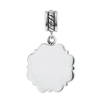 925 Sterling Silver Personalized Photo Dangle Charm Bead for European Charm Bracelets