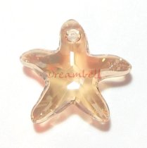 1 Swarovski Crystal Starfish 6721 Star Fish Golden Shadow NEW
