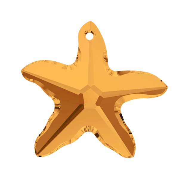 NEW Swarovski Crystal Starfish 6721 Star Fish Topaz 16mm