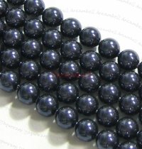50x Swarovski Elements Crystal Pearls 5810 Round Night Blue 3mm