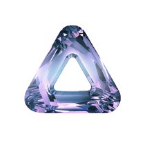 1x Swarovski Elements 4737 Comsic Triangle Frame 20mm Vitrail Light