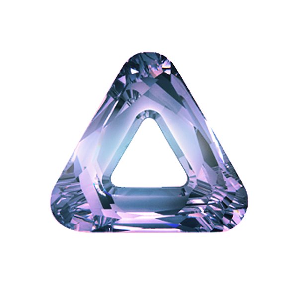 1x Swarovski Elements 4737 Comsic Triangle Frame 20mm Vitrail Light