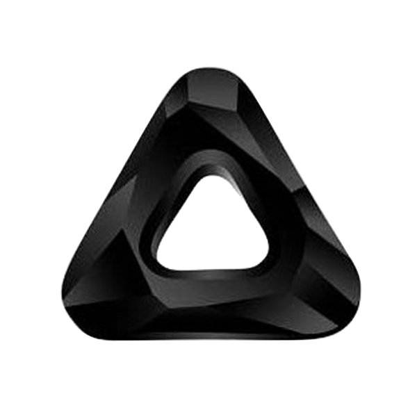 1x Swarovski Elements 4737 Comsic Triangle Frame 14mm Jet Black