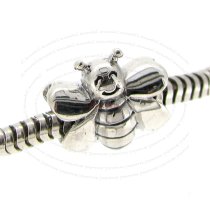 1x Sterling silver Honey Bee Bead for European Charm Bracelets