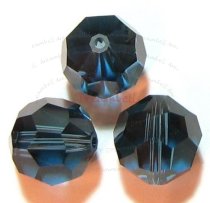4x Swarovski Round Crystal Elements 5000 Montana 10mm