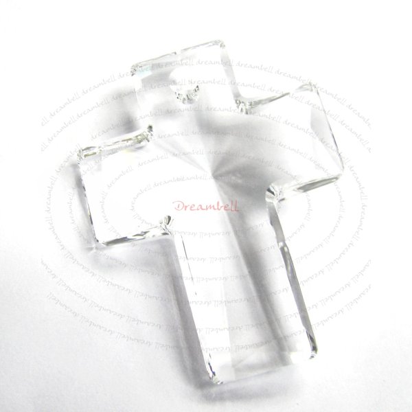 Huge Swarovski Elements Crystal Cross 6864 Pendant 40mm