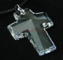 Huge Swarovski Elements Crystal Cross 6864 Pendant 40mm