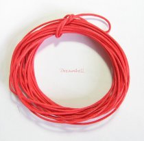 5 YARDS WAXED COTTON BEAD STRINGING CORD 2MM Red