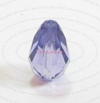 2x Swarovski Elements Crystal 5500 Teardrop Briolette Beads Tanzanite