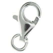 2x Sterling Silver Oval trigger Pear Lobster Clasp 5mm x 9mm