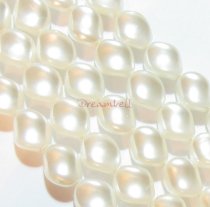 Swarovski Crystal Curve Pearl 5826 9x8mm White