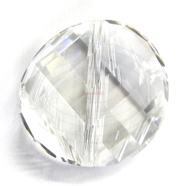 2x Swarovski Elements Crystal 5621 Twist Bead Crystal Moonlight 14mm