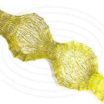 12″x ITALIAN BRASS MAGIC MESH WIRE TUBE 7mm Gold
