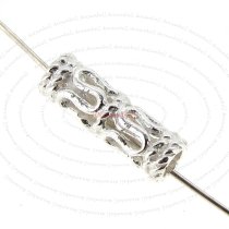 6x Bright Sterling Silver tube Bead spacer 3mm x10mm