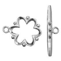 1x Bali Sterling silver Galaxy Toggle clasp 15mm