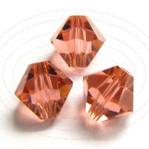 24x Swarovski Elements Crystal 5301 Bicone 6mm Padparadscha