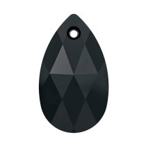 Teardrop Swarovski Crystal 6106 Pendant JET BLACK 16mm