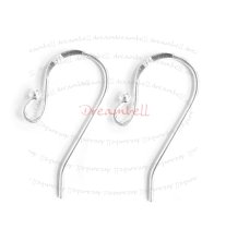 10 Sterling Silver Dot Ball French Hook Earing Earwire Dangle Connector