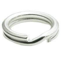 20x SPLIT Jump Rings 925 Sterling Silver Wire 6mm